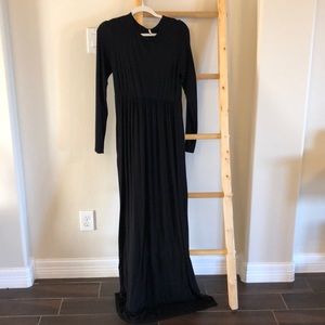 XL NWOT Knit Black Maxi